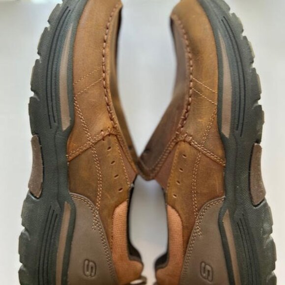 Skechers USA Expended Seveno Moc Toe Leather Slip Ons main image 6